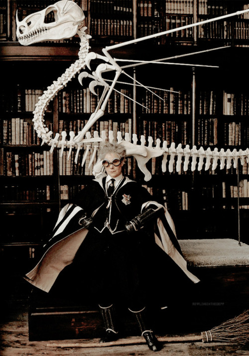 rowlinginthedepp: Hogwarts professors photographed by Annie Leibovitz (2001) 