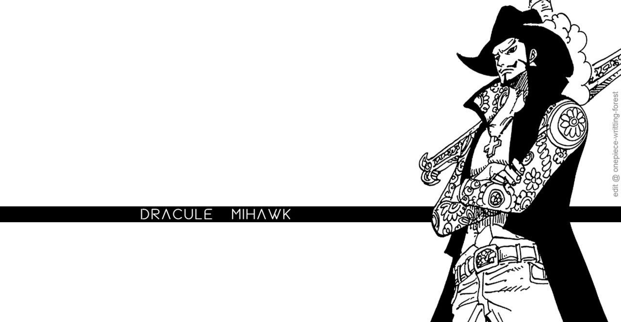 Dracule Mihawk  One piece images, One piece pictures, One piece manga