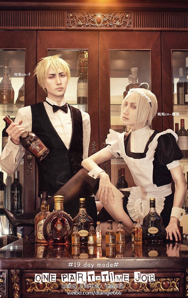cosplay 19 days 【贱贱cn颠茄 炸毛@小F每天都想艹媳妇 摄/脚架君