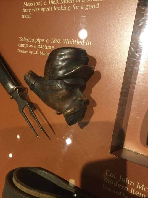 1. Pocket inkwells c. 18602. Hand-whittled tobacco pipe c. 18623. Schutzen rifle, c. 1870 created by