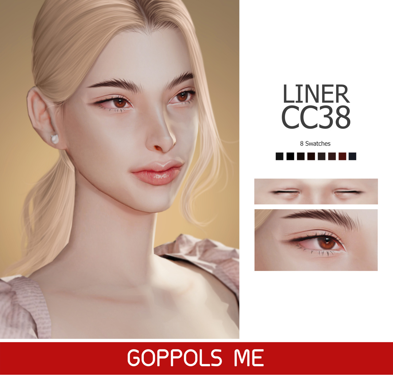 GPME-GOLD Liner cc38DownloadHQ mod compatibleAccess to Exclusive GOPPOLSME Patreon onlyThank for support me  ❤  Thanks for all CC creators ❤Hope you like it .Please don’t re-upload #goppolsme#thesims4#sims4cc#sims4ccfinds#sims4liner#s4cc#s4ccfinds#s4liner
