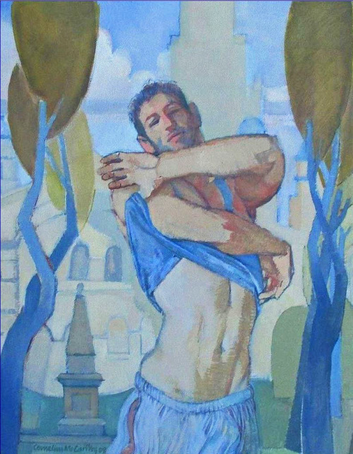 pookiestheone:  Cornelius McCarthy (1935-2009) The Blue Vest