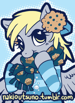 theanonymousbronyblog:  Derpy Hooves Keychain design by nakira  &lt;3