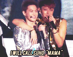myeonique:  tao reveals (cutely) how he calls suho, “mama” 