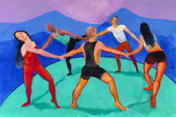 pacegallery:  David Hockney’s Dancers: