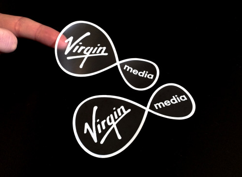 Stickers printed for Virgin Media Ireland.
The stickers were printed on transparent matt vinyl with white inks. White ink printing is great for printing on any clear vinyl and is popular for product labeling and packaging. Our white inks are very...