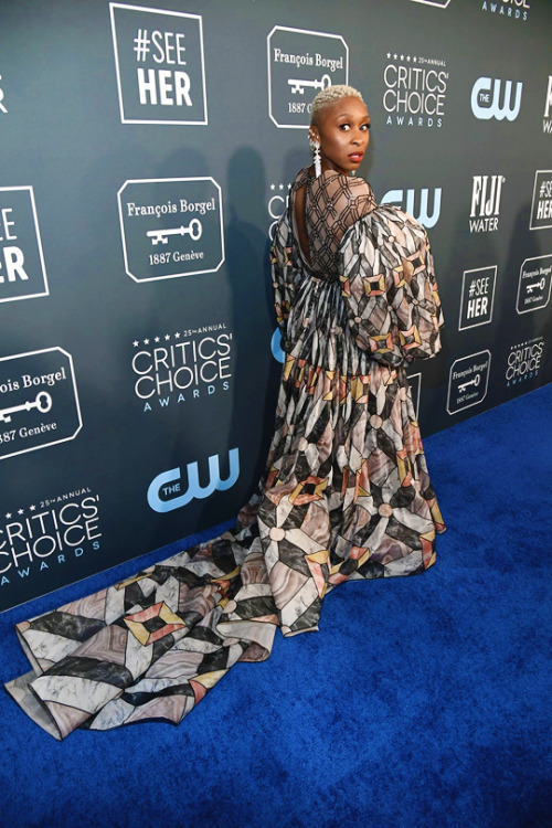 awardseason:CYNTHIA ERIVO25th Annual Critics’ Choice AwardsJanuary 12, 2020