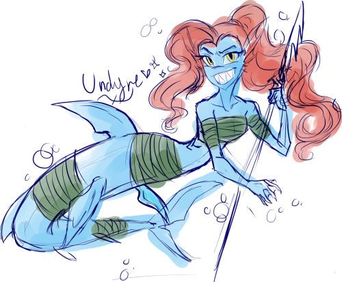 Undertale Undersea AU! Skellie pelvis censored because I can’t draw a pelvic bone ahaMettaton is a j