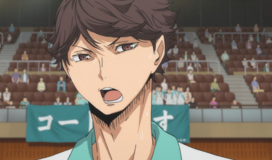 hq-kurootetsurou:  i keep admiring oikawa more and more.. The way he kept his composure throughout the whole ending ;-; calm when facing kageyama, the person that caused a lot of his insecurities when iwa-chan was blaming himself when thanking their crowd