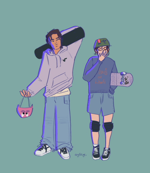 Jesse Ellie And Dina Find A Skatepark Au