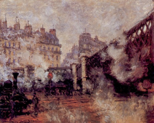 Ponte de l'Europe, Gare Saint-Lazare  -  Claude Monet  1877Impressionism Musée Marmottan-Monet, Par