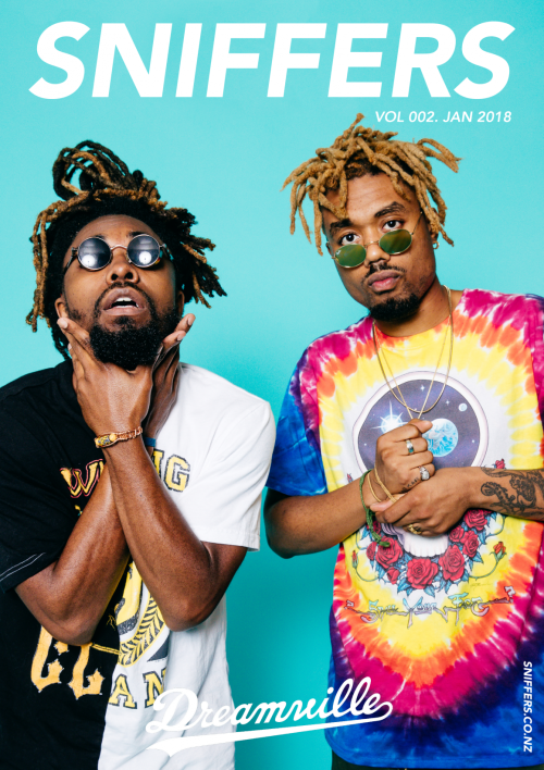 Dreamville’s Bas, EarthGang, Ari Lennox &amp; J.I.D. for Sniffers Magazine Vol. 002 [2018]