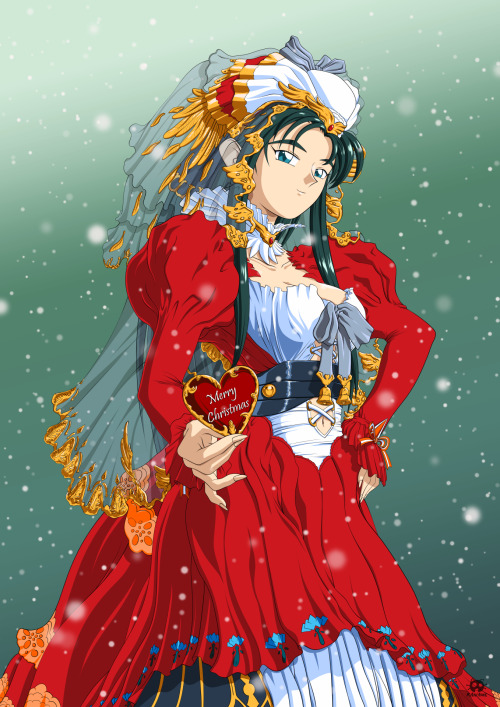Neko made this reimagining of Tenchi OAV5 art but with Kiyone ^_^  I love it! Merry Christmas! Origi