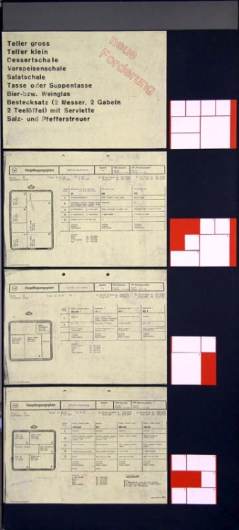 Hans “Nick” Roericht, design presentation for the new on-board-service equipment, focus 