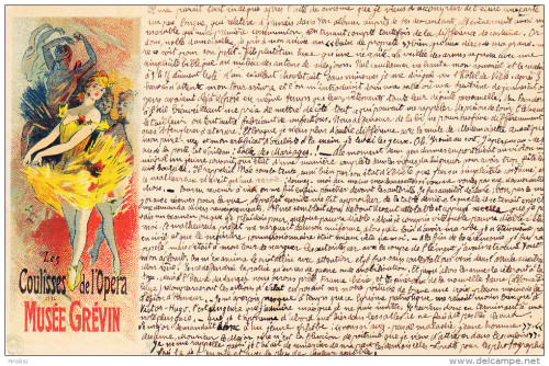 artofnancydrew:  Les Coulisses de l'Opera by Jules Chéret; color lithograph 1890 with a bonus