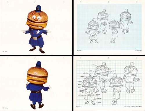 talesfromweirdland:How to draw McDonald’s characters: pages from the 1970s McDonaldland Specificatio