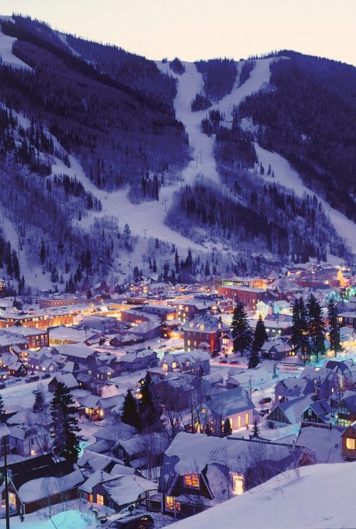 bluepueblo:  Dusk, Telluride, Colorado photo via little 