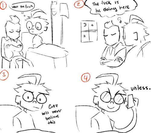I’m Finding Concept Doodles Of Scenes That Didn’t Make It Into The Fic So I Might As Well Clean Them