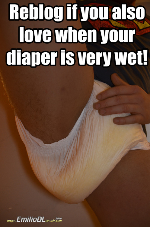 verymessydiaperlover: emiliodl:Reblog if you also love when your diaper is very wet=)!Cant forget me