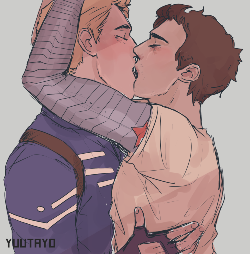 yuutayo: hello naughty children its stucky time i just wanted to give him a nice haircut and a shave