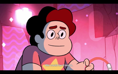 suworkbook:IT WAS THE MOST MAGIC THING ALL: A FRIENDSHIP BRACELET. Jesus, guys. As Steven’s telling 