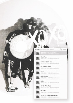 kai-laydoscope:  XOXO album track-list 