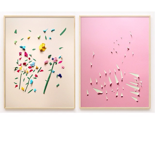mainart:  Collage Cutout Cardboards, 2014 Ibon Mainar