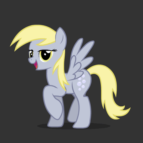 Happy prancing Derpy ^w^