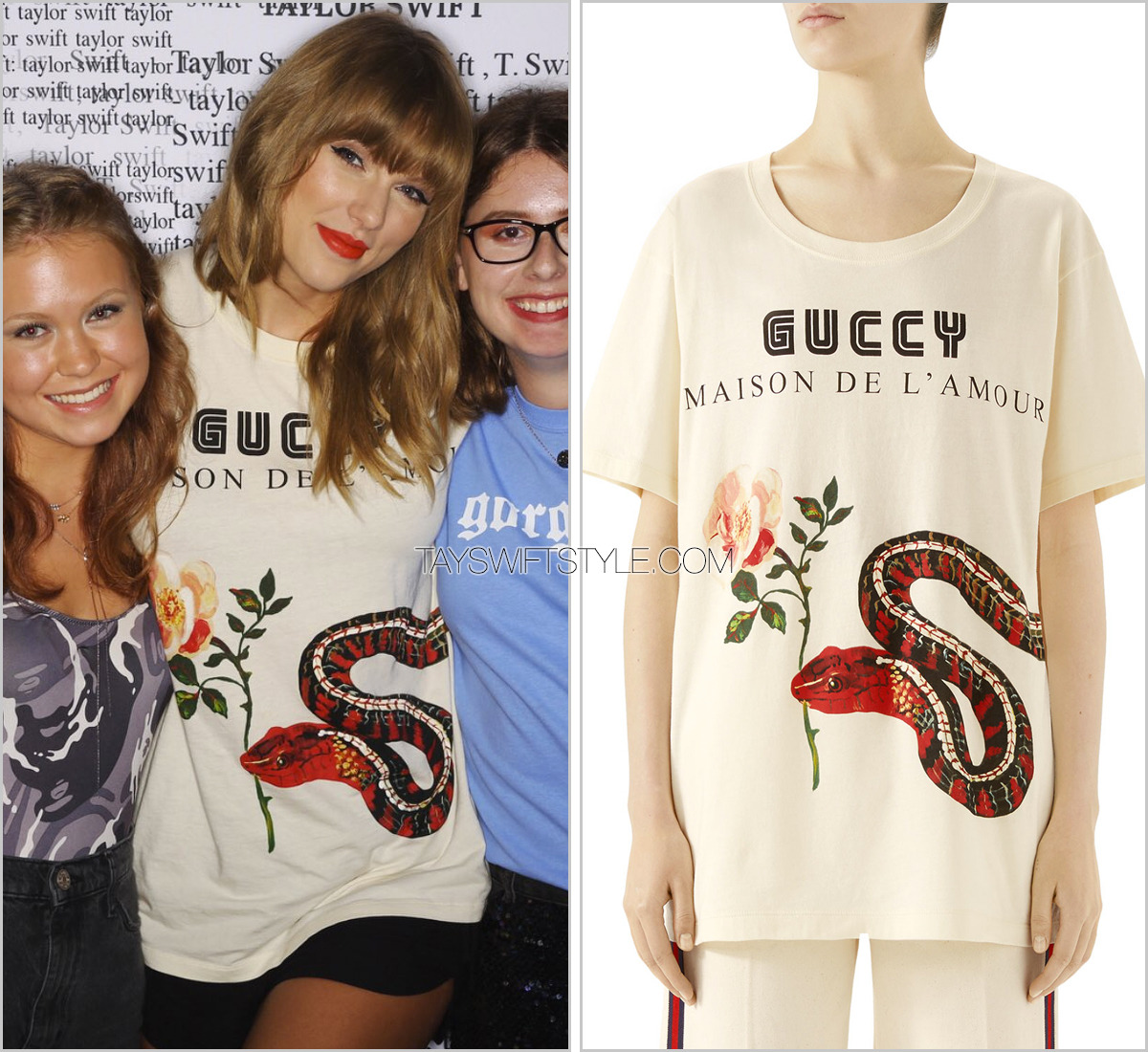 Taylor Swift (@Taylor Swift) wore these Gucci jewels in one of her