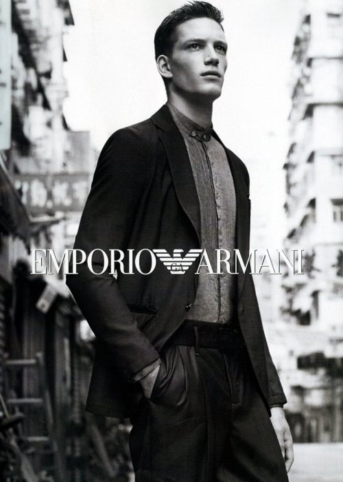 Emporio Armani SS ‘12 campaign. Florian van Bael photographed by Alasdair McLellan in China.