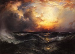 melodyandviolence:  seascapes by Thomas Moran   (February 12, 1837 – August 25, 1926)   