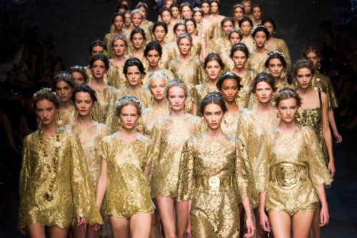hauteccouture:  The Dolce & Gabanna Army over the years 