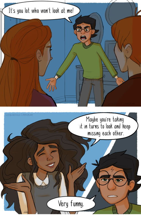 Ginny giving Harry sass brings me much happiness. Happy End of 2019, friends! Have a new comic! :) 