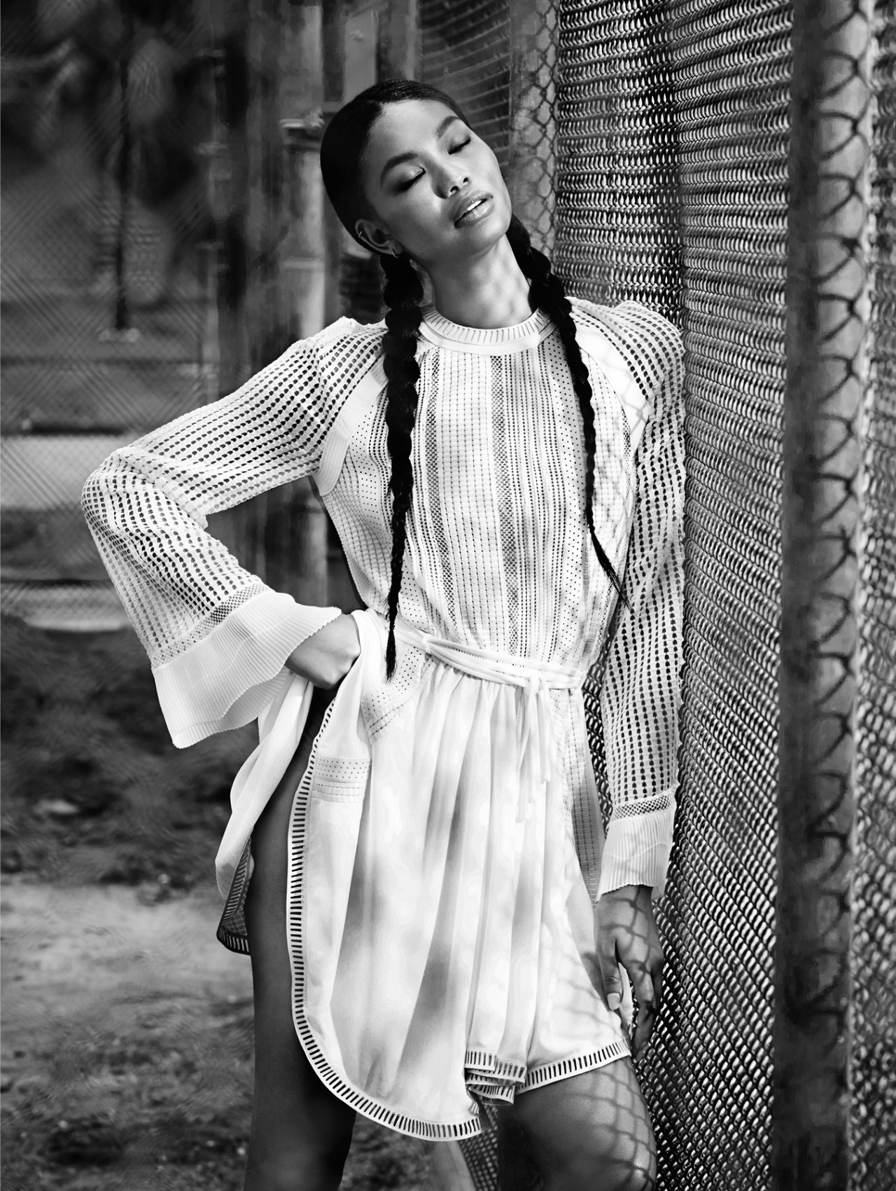 vogue-at-heart:  Chanel Iman in “Pretty Powerful” for Marie Claire UK, May 2015Photographed