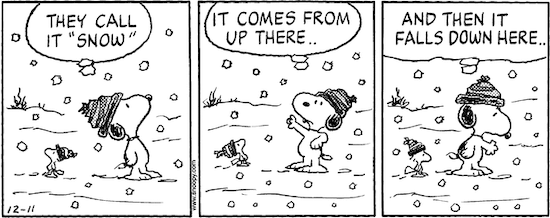 3eanuts — December 11, 1999 — see The Complete Peanuts