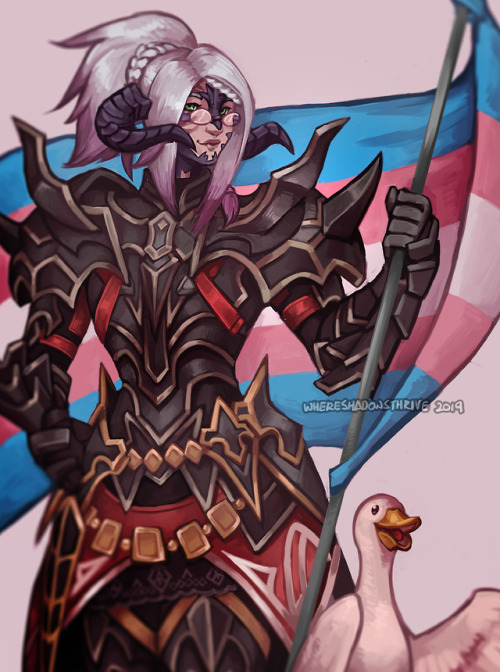 whereshadowsthrive:Fly Your Flag commission for a client over on twitter! 