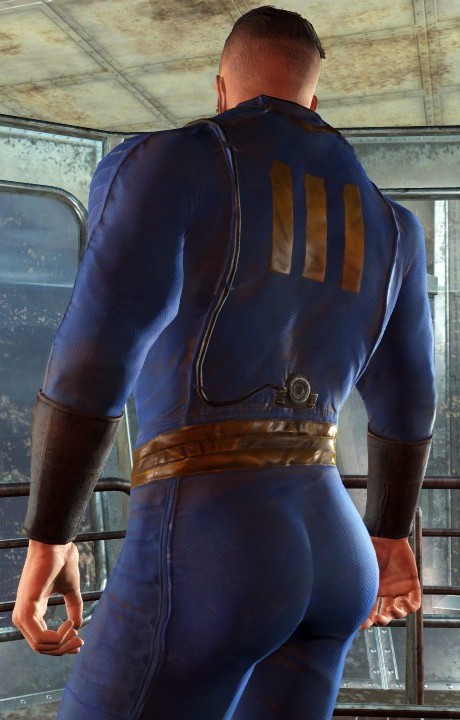 saiyuri-thedragonborn:  Vanilla Maxson in the vault suit, requested by @simplemaggot000.