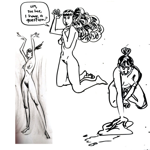 All the rest of my figure drawings from a few months ago, up until this week. 2-5 minute drawings.