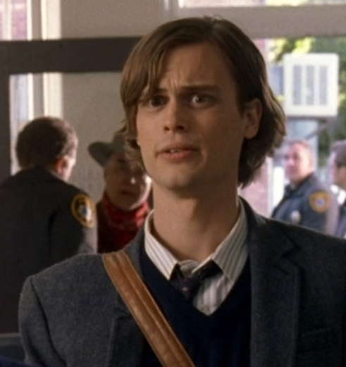 Spencer Reid Looking Shocked/disgusted