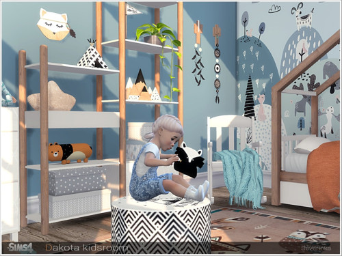 emilyccfinds:  Dakota kidsroom decor by Severinka Created for: The Sims 4A set of toys and decor for