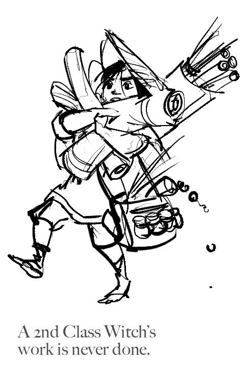 isaia:   2015 Witchsona If being a witch was like being a freelance artist. For