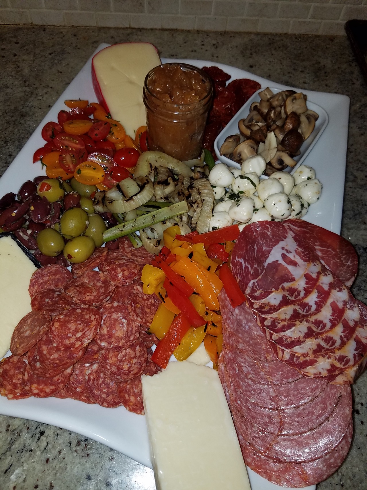 Antepasto platter. Sundried tomatoes, Abruzzi... | Recipes & Culinary ...