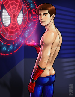 pumbaart:  Love Tom Holland’s Spider-Man, so i drew a thing. A bit cheeky ;) 