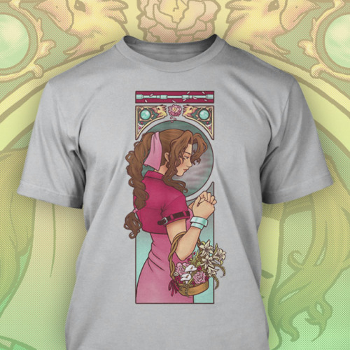 theyetee: Ancient Flower Girl + Avalanche Nouveau by Jacey Chase $11 Tees / $25 ZipUps for 24h only 