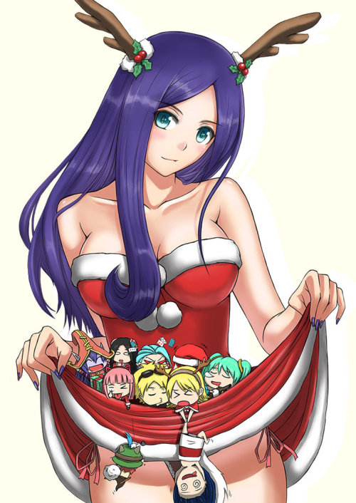 ushi-no-oppai:  league-of-legends-sexy-girls:2016 Merry Christmas by tonnelee   I can make all your animal-eared girl dreams come true.