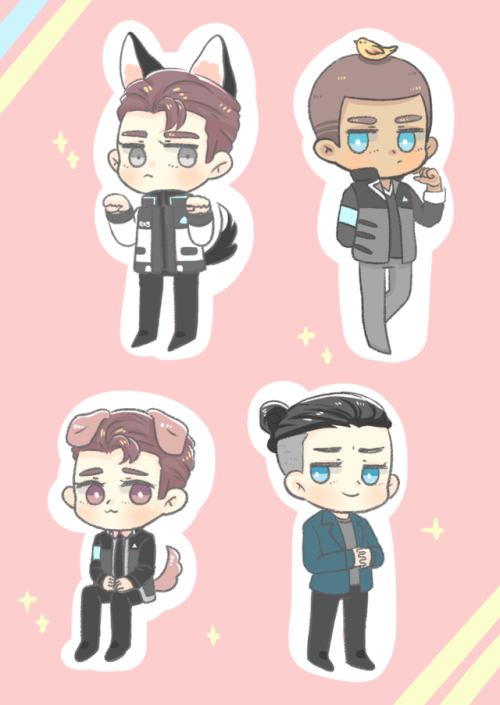I changed the design of stickers! These will be included with the charm set There are still some set