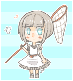 jiiao:  My animal crossing gal… She is so dang cute! &gt;w&lt;