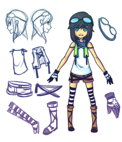 10 years ago I designed Cody, 10 years later I redesigned her :3