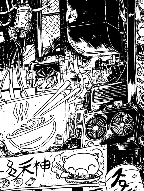 blackyjunkgallery:My participation for the Tribute Exhibition to Katsuhiro Ōtomo at Angoulême 