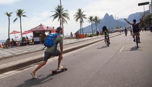 jansport:   No cars allowed! Sundays are the best day to explore Ipanema Beach, when streets are lef